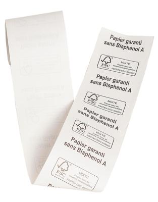 Exacompta thermische rekenrol ft 57 mm, diameter 40 mm, asgat 12 mm, lengte 18 meter, pak van 10 rol