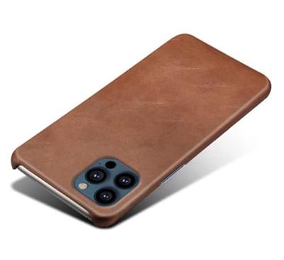 Casecentive Leren Back case iPhone 13 Pro bruin