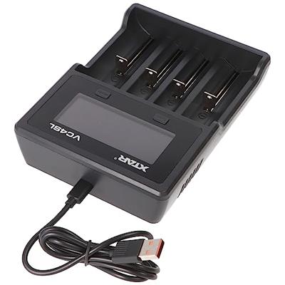 XTAR VC4SL batterijlader voor Li-ion / Ni-MH / Ni-CD 18650 cilindrische batterijen