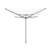 Brabantia topspinner droogmolen met metalen grondanker 60 meter metallic grey - thumbnail