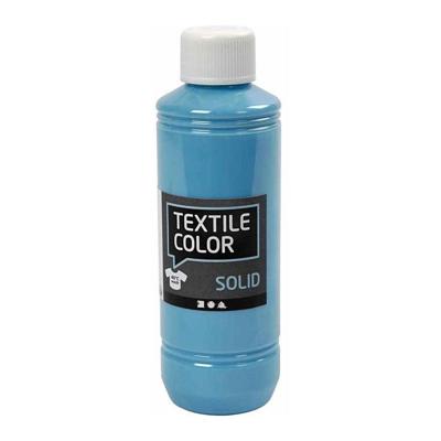 Creativ Company Textile color dekkende textielverf - turquoise blauw, 250ml Creativ Company Textile color dekkende textielverf - turquoise blauw, 250ml