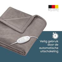 Beurer HD75 Cosy Elektrische Fleece Deken 180x130 cm Taup - thumbnail