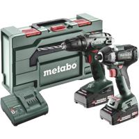 Metabo Accu Combo Set 2.8.1 | BS 18 (Boorschroefmachine) + SSD 18 LT 200 BL (Slagschroevendraaier) | 18 V | 2x2.0Ah, SC 30 | In Metabox - 685193000 - thumbnail