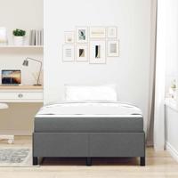 Boxspring bed Donkergrijs, Zwart 120 x 200 cm - thumbnail
