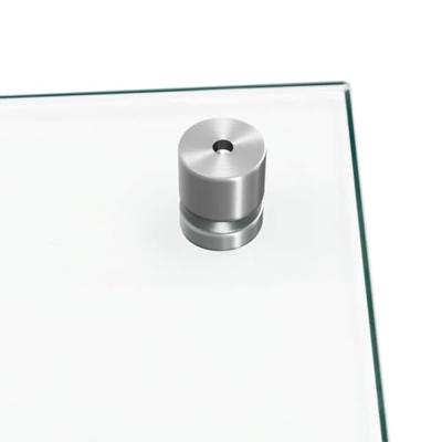 VidaXL Spatscherm keuken 100x40 cm gehard glas transparant