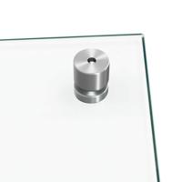 VidaXL Spatscherm keuken 100x60 cm gehard glas transparant - thumbnail