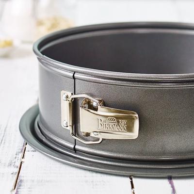 Hartvormige bakvorm met uitneembare bodem - BIRKMANN - EASY BAKING - Koolstofstaal - Antiaanbaklaag - 26,5 x 25 x 9 cm