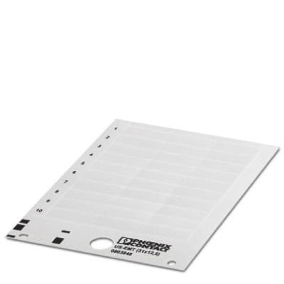 Phoenix Contact 0803849 US-EMT (31X12,5) YE Opschriftlabel Montagemethode: Vergrendelen Geel Aantal markeringen: 30 10 stuk(s)