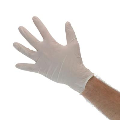 Handschoen Latex gepoederd L (8-9)