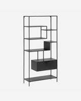 Kave Home Wandrek 'Shantay' Zwart metaal, 168 x 80cm - thumbnail