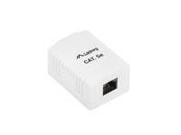 Lanberg OU5-0001-W contactdoos RJ-45 Wit - thumbnail