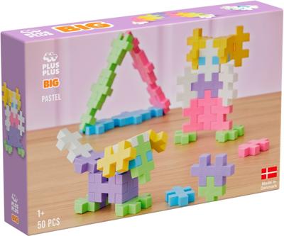 Plus Plus Pastel big plus-plus: 50 stuks (3273) Plus Plus Pastel big plus-plus: 50 stuks (3273)