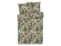 LIVARNO home Microfiber satijnen beddengoed, ademend, 200 x 200 cm (Let op: LV OSNL) (Palmprint) - thumbnail