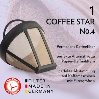 La Droguerie Écologique Koffiefilter - nr. 4 - herbruikbaar - thumbnail