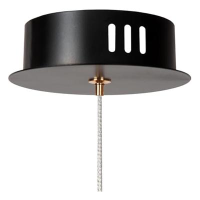 Lucide BERLIANE - Hanglamp - Ø 12 cm - LED Dimb. - 1x4W 2700K - Met vervangbare LED-module - Transparant | Essential - thumbnail