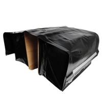 Dubbele Fietstas 80L Zwart - thumbnail