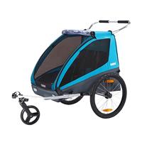 THULE fiets-kinderkar "coaster xt" child trailer coaster xt blue - thumbnail