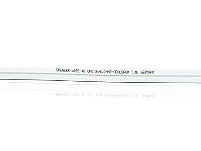 Oehlbach 305 Luidsprekerkabel 2 x 4 mm² Transparant 30 m