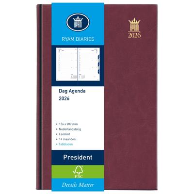 Agenda 2026 ryam president mundior 1d/1p bordeaux