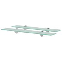 VidaXL Schappen zwevend 2 st 60x10 cm 8 mm glas - thumbnail