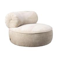 Dutchbone Fauteuil 'Tilbury' Chenille, kleur Naturel - thumbnail