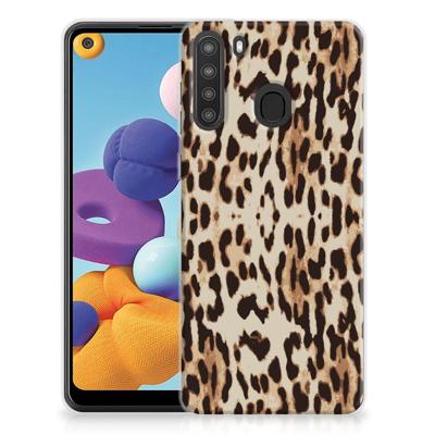 Samsung Galaxy A21 | TPU Hoesje | Leopard