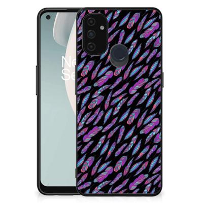 OnePlus Nord N100 Back Case Feathers Color