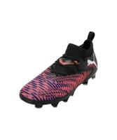 PUMA Future 8 Match Gras / Kunstgras Voetbalschoenen (MG) Kids Zwart Paars Rood - thumbnail