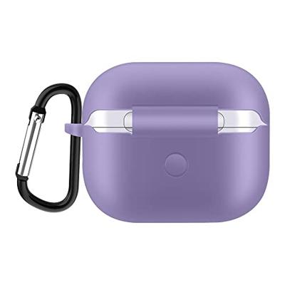 Lunso - Softcase cover hoes - AirPods 3 - Paars Lunso - Softcase cover hoes - AirPods 3 - Paars