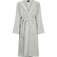 Cawö Cawo Dames Home Badjas met Capuchon, extra licht 6137 L natur-zirbe - thumbnail