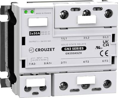 Crouzet Halfgeleiderrelais GN350ASZH 50 A Schakelspanning (max.): 510 V/AC Speciale nuldoorgang 1 stuk(s)
