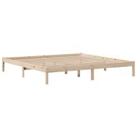 Bedframe zonder matras massief grenenhout 200x200 cm - thumbnail