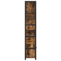 Boekenkast Gerookt eiken 80 x 30 x 155,5 cm Bewerkt hout - thumbnail