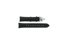 Horlogeband Hugo Boss HB-273-1-14-2825 / HB1513266 / HB659302661 Croco leder Zwart 21mm - thumbnail