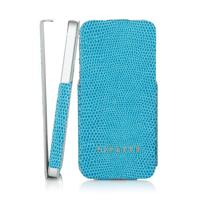 Pipetto Skinny klaphoes voor iPhone 5/5S, lederlook - thumbnail