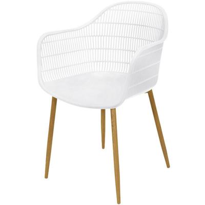 Noville witte tuinstoelen - Set van 4 stuks