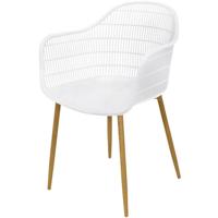 Noville witte tuinstoelen - Set van 4 stuks - thumbnail