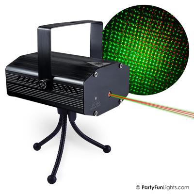 PartyFun Lights Laser licht usb led rood/groen