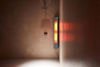 Sunshower Solo Organic Grey infrarood opbouwapparaat 20x125x18cm full body 1500watt Organic Grey 80036 Sunshower Solo Organic Grey infrarood opbouwapparaat 20x125x18cm full body 1500watt Organic Grey 80036