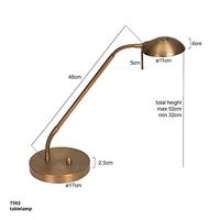 Steinhauer Led bureaulampMexlite - 7502BR - thumbnail