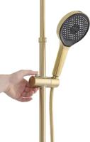 Saqu AquaRainShower regendoucheset mat goud - thumbnail