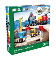 BRIO World - Spoor en Weg Transportset baan - thumbnail