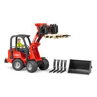 2193 Bruder Shovel Schaeffer Met Accesoires - thumbnail