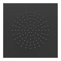 Hoofddouche Tres Plafond 38x38 cm Mat Zwart - thumbnail