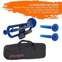 Jiggs pTrumpet Blue met hoes - thumbnail