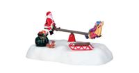 Kerstfiguur Santa seesaws b/o (4.5v) Lemax - Lemax - thumbnail