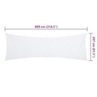 VidaXL Camouflagenet met opbergzak 809x207 cm wit - thumbnail