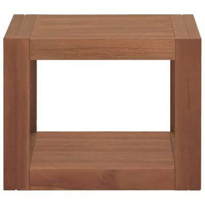 Badkamerwandkast 45x45x35 cm massief teakhout