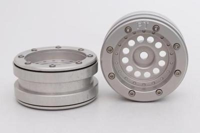 Metsafil Beadlock Wheels PT-Bullet Zilver / Zilver 1.9 (2st) Metsafil Beadlock Wheels PT-Bullet Zilver / Zilver 1.9 (2st)