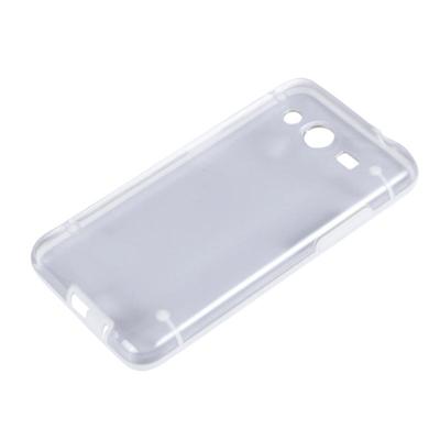 lichtgevend Frame Transparant Back Shell Plastic hoesje voor Samsung Galaxy Core 2 / G355Hwit